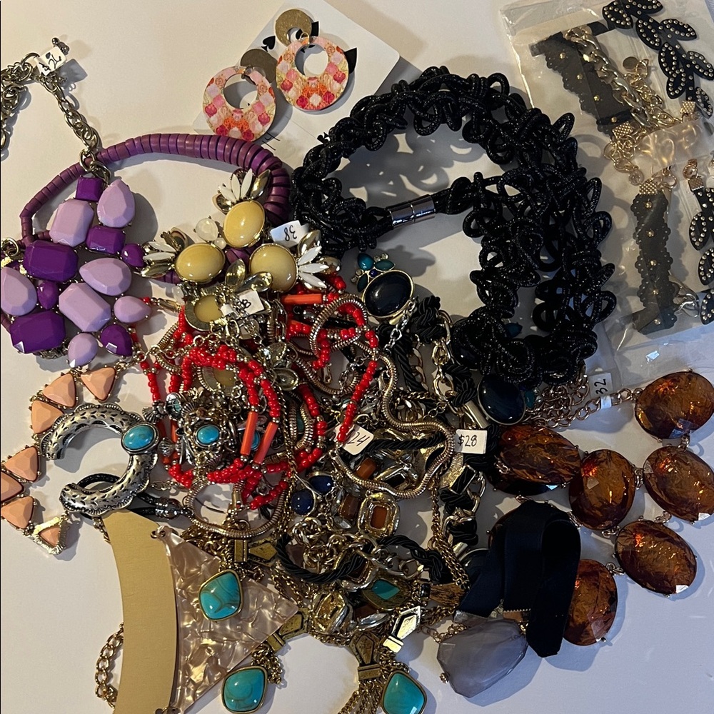 LOT of NWT Boutique Jewelry 2 pounds total Great mix to sell gift resell variety
